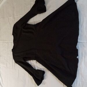 Kate Spade Broome Street ponte fit and flare dress with pockets and bell sleeves